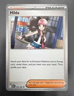 Hilda 084/086 White Flare | NM/MT | Pokemon Trading Card TCG - Image 1