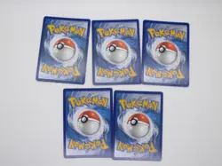 Lot of 5 Pokemon Reverse Holo/Holo Cards - Image 2