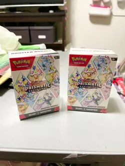 Pokemon Booster Bundles ‘Lot of 2’ Prismatic Evolutions Factory Sealed - Image 1