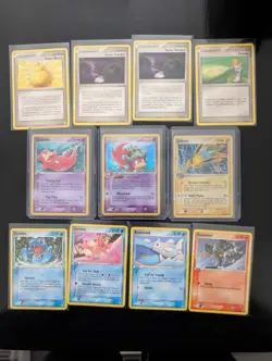 Pokemon EX Unseen Forces - Jolteon Holo - Slowking + Slowpoke Stamped (11 Total) - Image 1