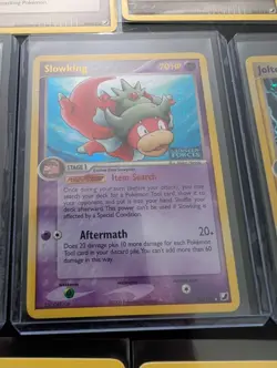 Pokemon EX Unseen Forces - Jolteon Holo - Slowking + Slowpoke Stamped (11 Total) - Image 3
