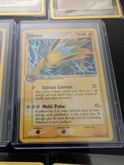 Pokemon EX Unseen Forces - Jolteon Holo - Slowking + Slowpoke Stamped (11 Total) - Image 4