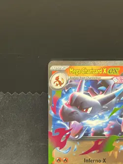 Mega Charizard X EX # 013/094 | Pokemon TCG 2025 Phantasmal Flames | NM (a) - Image 2