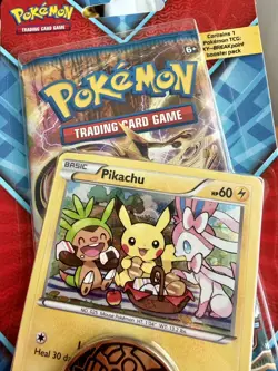 Pokemon TCG XY Breakpoint Checklane Blister Booster Pack Pikachu XY95 Promo S - Image 1