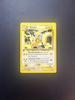 Pokemon TCG Raichu 21/64 (1st Edition / Neo Revelation / 2001 / MINT!) - Image 1