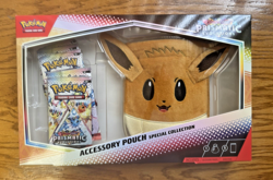 Pokemon Prismatic Evolutions Eevee Accessory Pouch Special Collection! Discount! - Image 1