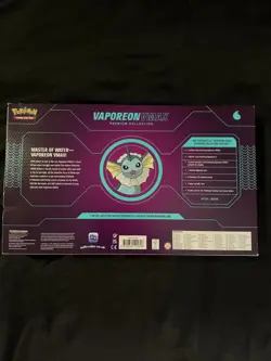 Pokemon Vaporeon VMAX Premium Collection Box Sealed - Image 2