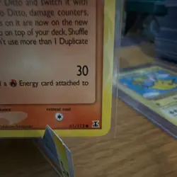 Pokemon TCG Ditto (Charmander) Regular Common EX Delta Species 61/113 - Image 5