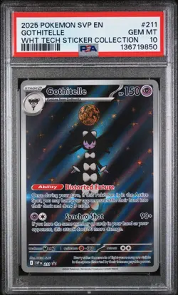 2025 POKEMON SVP EN-SV BLACK STAR PROMO #211 GOTHITELLE PSA 10 - Image 1