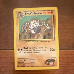 Brock's Graveler - Uncommon - Regular - Gym Heroes - Pokemon TCG - 40/132 - HP . - Image 1