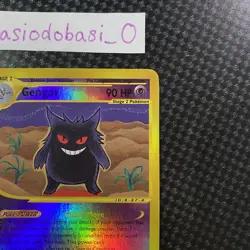 Pokemon TCG Gengar 48/165 Reverse Holo Expedition 2002 English MP Condition - Image 3