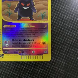 Pokemon TCG Gengar 48/165 Reverse Holo Expedition 2002 English MP Condition - Image 5