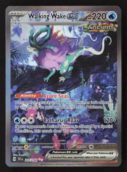 Walking Wake ex Special Illustration Rare Holo TEF 205/162 NM Pokemon TCG - Image 1