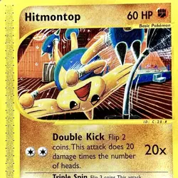 Hitmontop - REG - Pokemon TCG - Aquapolis - 82/147 - COMMON ~ NM - Image 1