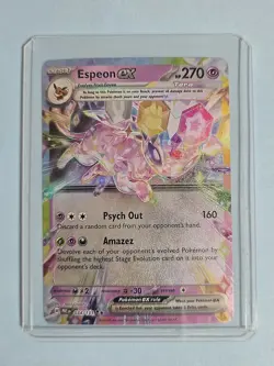 2025 Espeon EX 34/131 - Double Rare Holo - Prismatic Evolutions - MINT Pokemon - Image 1