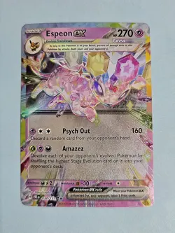 2025 Espeon EX 34/131 - Double Rare Holo - Prismatic Evolutions - MINT Pokemon - Image 2