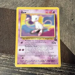 Mew 08/53 Wotc Promo Regular Pokemon Vintage NM - Image 1