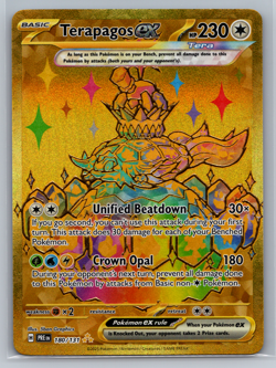 Terapagos ex 180/131 Hyper Rare SV: Prismatic Evolutions Pokemon TCG NM - Image 1
