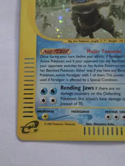 Pokemon Feraligatr Expedition #12/165 Holo Rare E-Reader NM Condition - Image 5