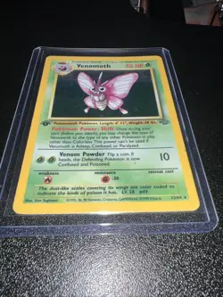 Pokemon TCG Venomoth Jungle 29/64 1st Edition Non-Holo Rare - Image 1
