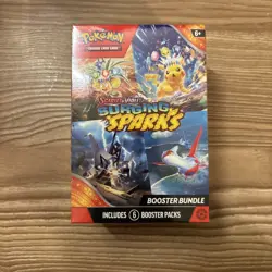 Pokemon TCG Scarlet & Violet Surging Sparks Booster Bundle 6 Packs, New Sealed - Image 1