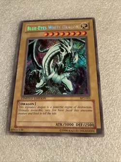 Yu-Gi-Oh! BPT-003 Blue-Eyes White Dragon LIMITED EDITION Secret Rare (Read) - Image 1