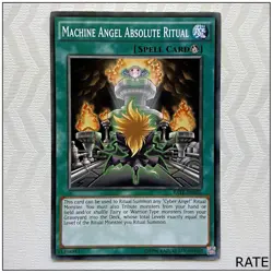 Machine Angel Absolute Ritual - RATE-EN055 - Common Unlimited Yugioh - Image 1