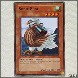 Sonic Bird - GLD1-EN002 - Common Limited Edition Yugioh - Image 1
