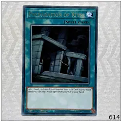 Preparation of Rites - AMDE-EN055 - Rare 1st Edition Yugioh - Image 1