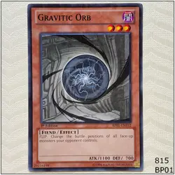 Gravitic Orb - BP01-EN192 - Starfoil Rare 1st Edition Yugioh - Image 1