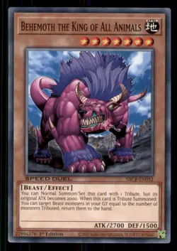 Behemoth the King of All Animals #SBCB-EN052 Speed Duel: Battle City Box LP - Image 1