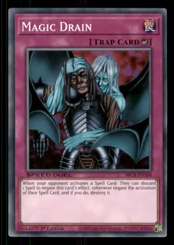 Yugioh Magic Drain #SBCB-EN104 Speed Duel: Battle City Box LP - Image 1