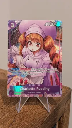 Charlotte Pudding OP08-067 Alt Art Parallel Foil One Piece Two Legends English - Image 1