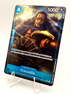 Crocodile OP07-040 (Alternate Art) One Piece Blue English NM - Image 1