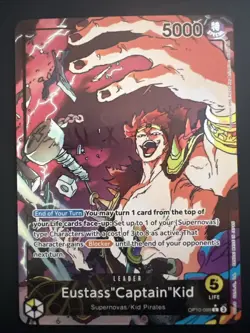 Eustass Captain Kid OP10-099 Alt Art Leader English One Piece Royal Blood - Image 1