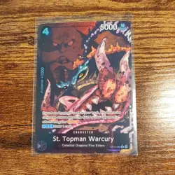 OP13-089 St. Topman Warcury Alt Art One Piece Card Game TCG - Image 1