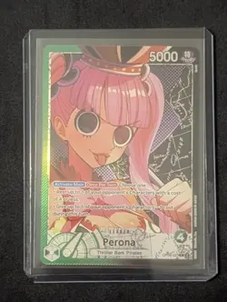 One Piece Perona OP06-021 Alt Art Leader Mint Condition - Image 3