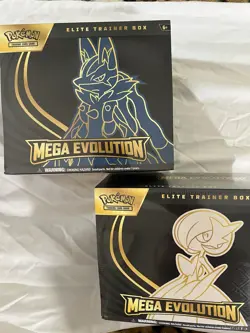 Pokemon TCG Mega Evolution Elite Trainer Box ETB Set of 2 **New Sealed** - Image 1