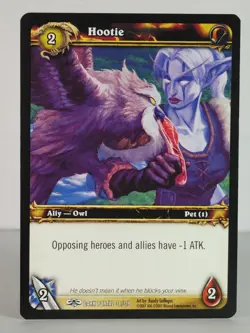 Hootie - Through the Dark Portal - 34/319 - common - World of Warcraft TCG - Image 1