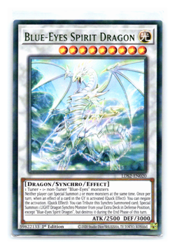 Blue-Eyes Spirit Dragon - LDS2-EN020 GREEN - Ultra Rare 1st Edition Yugioh - Image 1