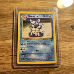 Pokemon TCG Wartortle Card 63/130 Base Set 2 Promo W Gold Stamped 1999 - Image 1