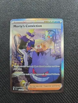 Pokemon TCG Trainer Morty's Conviction 211/162 Temporal Forces - Image 1