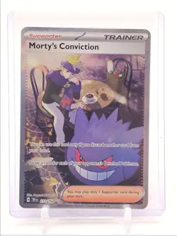 MORTY'S CONVICTION 2024 POKEMON SPECIAL ILLUSTRATION RARE 211/162 Q5379 - Image 1