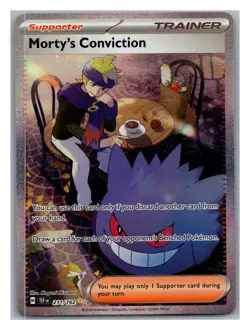 SV05: Temporal Forces #211/162 Morty's Conviction Illustration Rare - Image 1