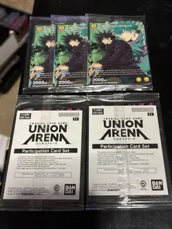Union Arena TCG Participation Pack 2025 Vol. 1 (Jan 2025) - Sealed (X5 Packs) - Image 2