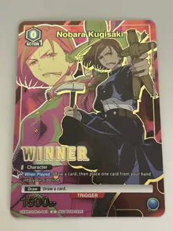 Union Arena - Nobara Kugisaki Foil Winner Promo - Jujutsu Kaisen Anime - Image 1
