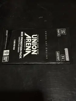 Union Arena TCG Sword Art Box Promo Pack Sealed NEW!!! - Image 2