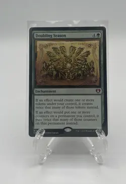 MTG Magic the Gathering Doubling Season (216/789) Foundations NM FOIL - Image 1