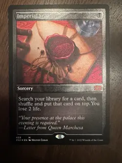 Imperial Seal : MTG *Foil Etched* Double Masters 2022 #439 / NM - Image 1