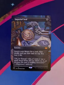 MTG - Imperial Seal (Non-Foil) - Double Masters 2022 Borderless NM - Image 1
